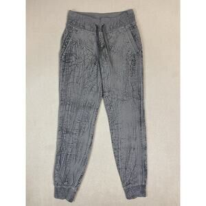 Lululemon Pants Womens‎ 4 Gray Warm Down Tapered 7/8 Length Jogger Sweatpants